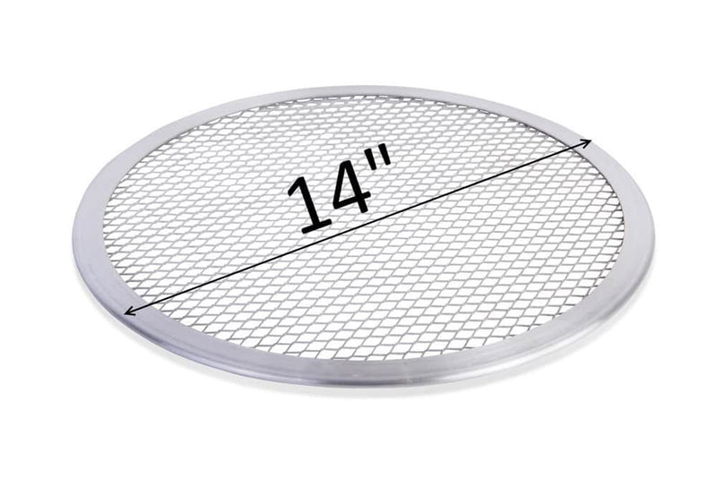 Pizza Screen Baking Tray Aluminium Mesh Net 14" To Produce Evenly Baked Crusts