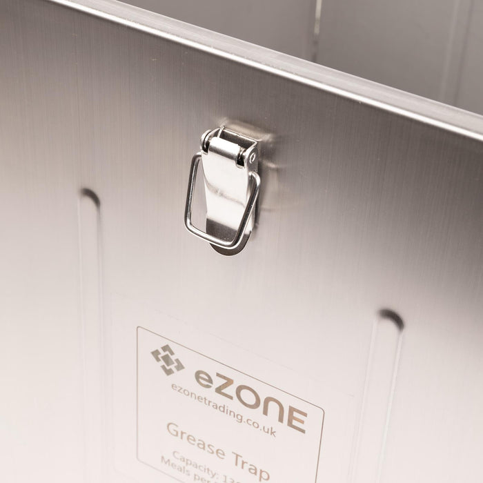 Commercial Grease Trap 33 Litre Catering Waste Fat Oil Filter Stainless Steel