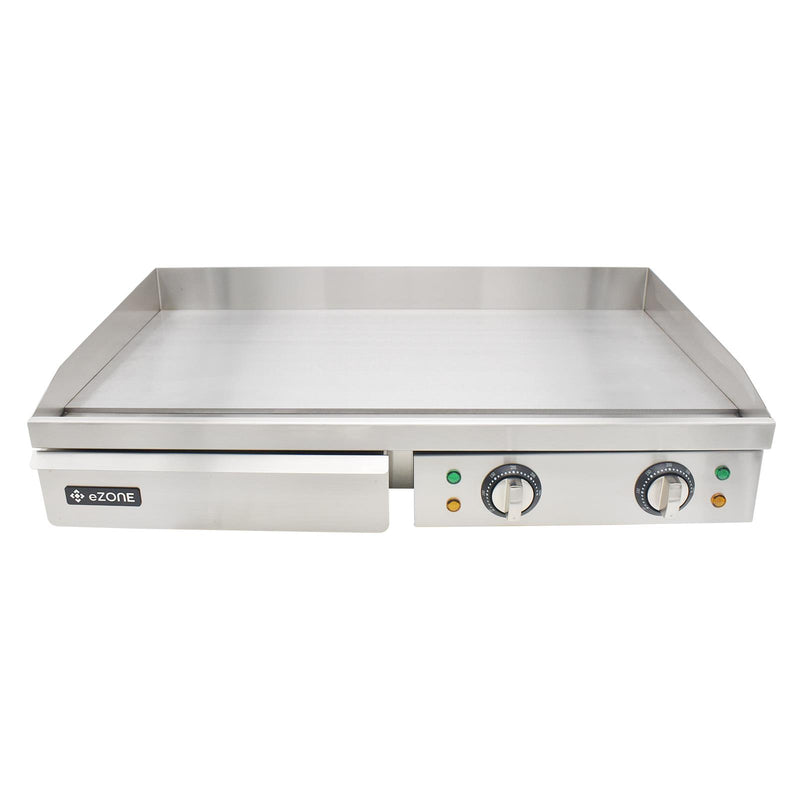 eZone Commercial Electric Griddle Dual Zone 70cm 2x2.5kW 230V