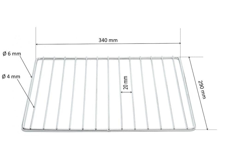 Basket Tank Support Rack for PITCO 35C Fryer(340X290)mm Stainless Steel, PP10434