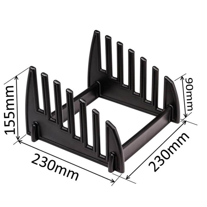 Chopping Board Stand Plastic Rack 6 Slot Catering Cutting Board Holder Storage