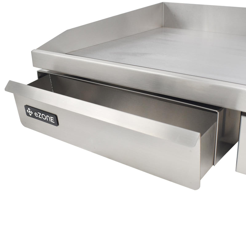 eZone Hard Chrome Commercial Electric Griddle Dual Zone 70cm 2x2.5kW