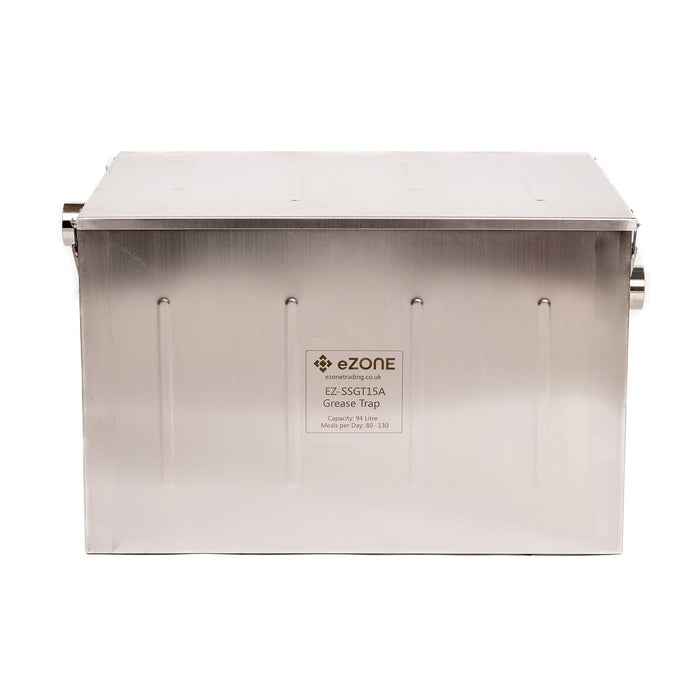Commercial Grease Trap 94 Litre Catering Waste Fat Oil Filter Stainless Steel