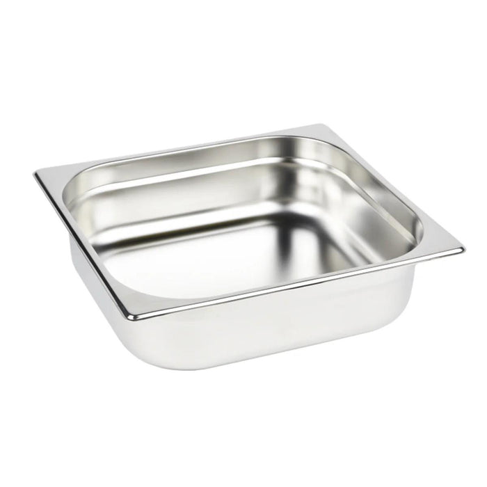 Stainless Steel 2/3 Gastronorm Pan 100mm deep Tray Food Container