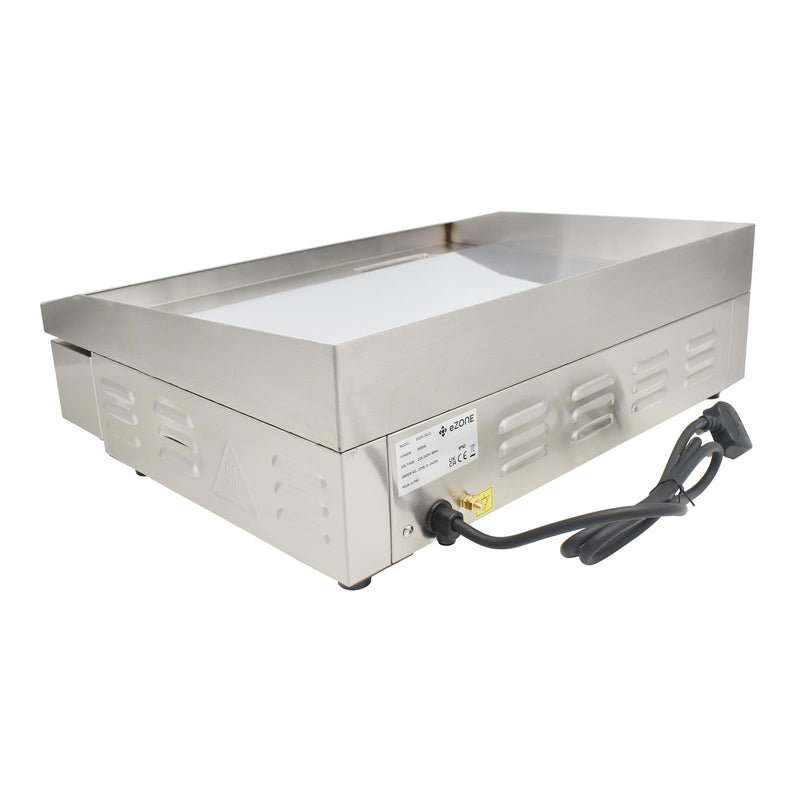 eZone Hard Chrome Commercial Electric Griddle Single Zone 55cm 3kW 230V