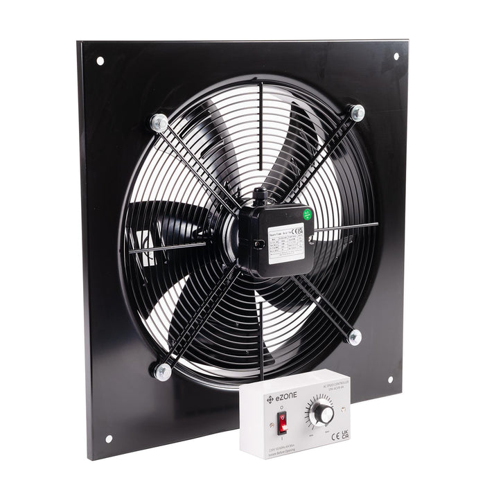 Industrial Wall Mounted Extractor Fan 22" Commercial Ventilation +Speed Control