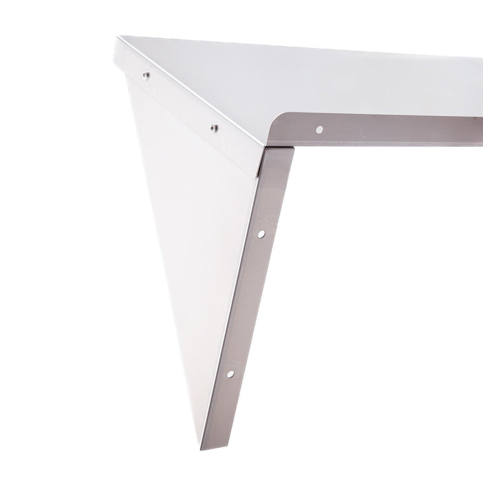 Stainless Steel Wall Shelf 900x300mm Commercial Catering Kitchen Storage