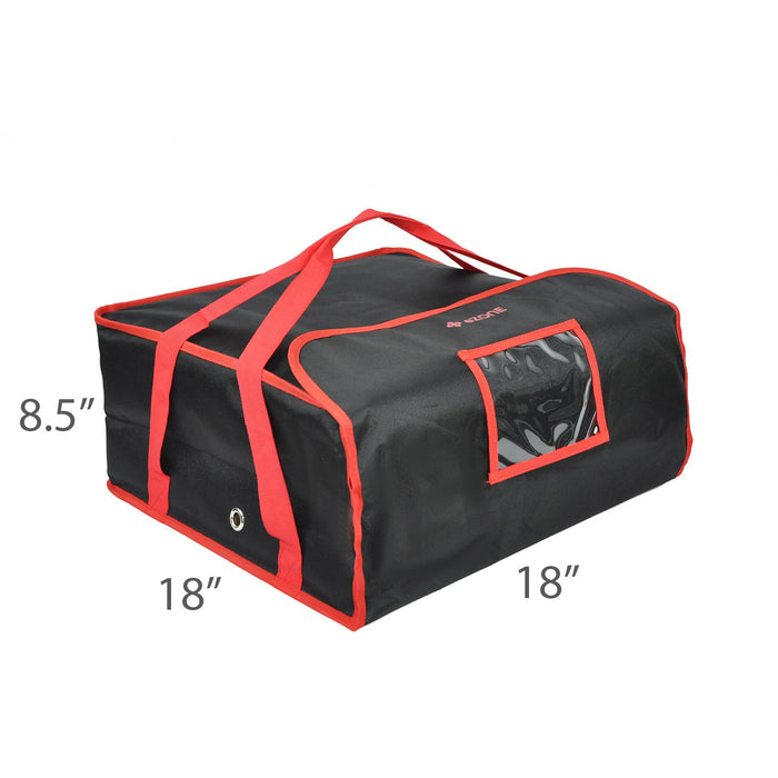 Pizza Delivery Bag 18x18x8.5" Fully Insulated Heavy Duty Quality