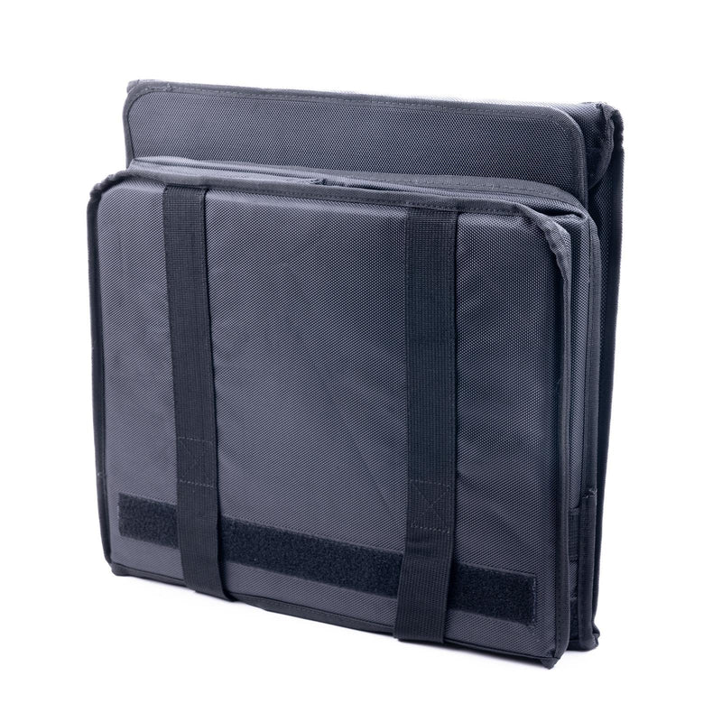 Food Delivery Bag Built-in Insert Folding Insulated 18x13x13” Takeaway Pizza BLK
