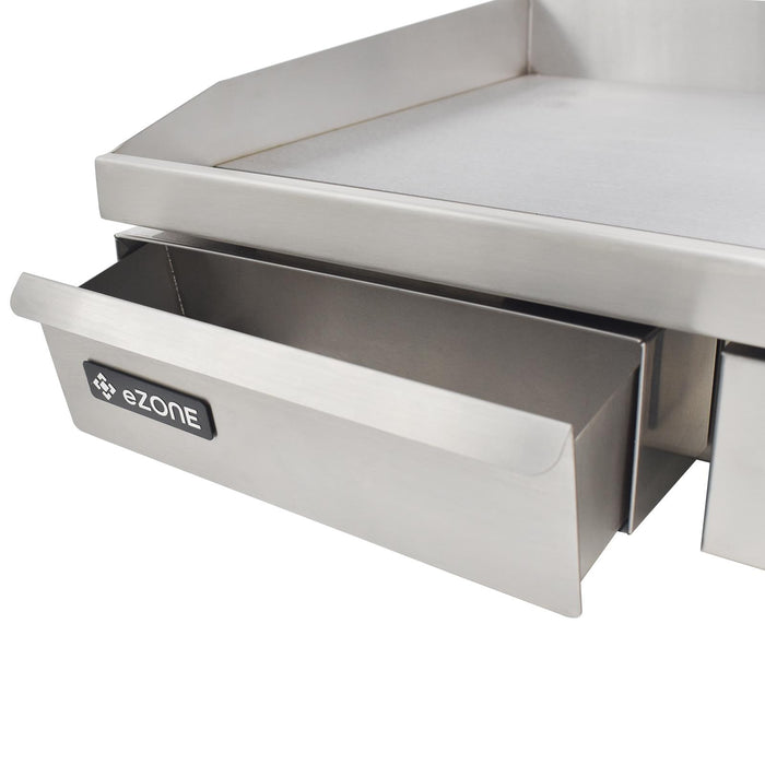 eZone Commercial Electric Griddle Single Zone 55cm 3kW 230V