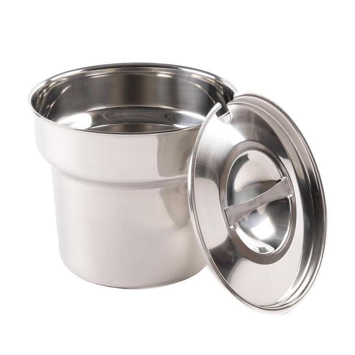 Round Pot & Lid 4ltr Stainless Steel Fit Lincat Bain Marie BS4W & Parry