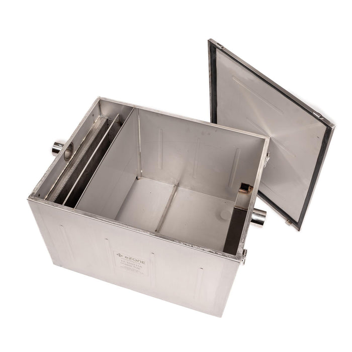 Commercial Grease Trap 94 Litre Catering Waste Fat Oil Filter Stainless Steel