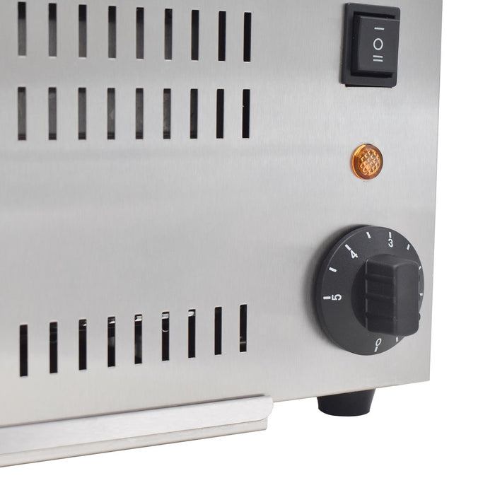 eZone Commercial 6-Slice Toaster FY-6S Fast Browning 3.0kW 230V Stainless Steel