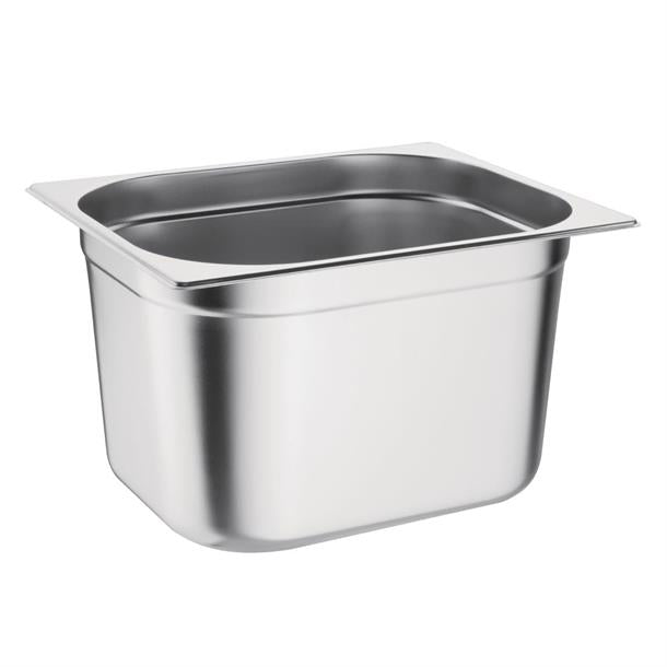 Stainless Steel 1/2 Gastronorm Pan 200mm deep Tray Food Container