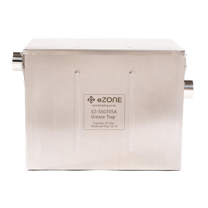 Commercial Grease Trap 33 Litre Catering Waste Fat Oil Filter Stainless Steel