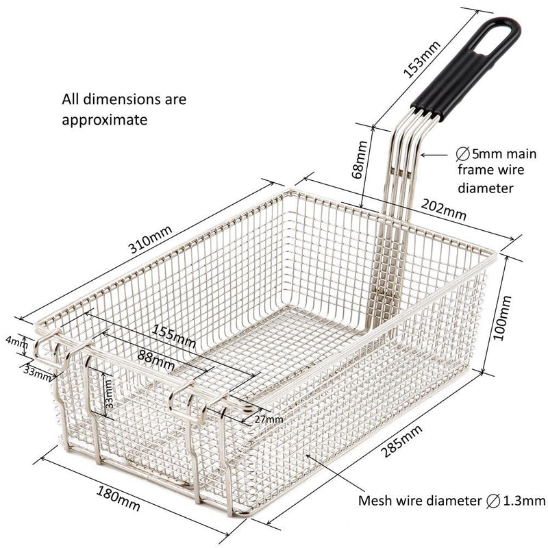 Frying Basket for LINCAT Electric Fryer DF33 DF36 DF39 DF46 DF49 DF66 DF612-618