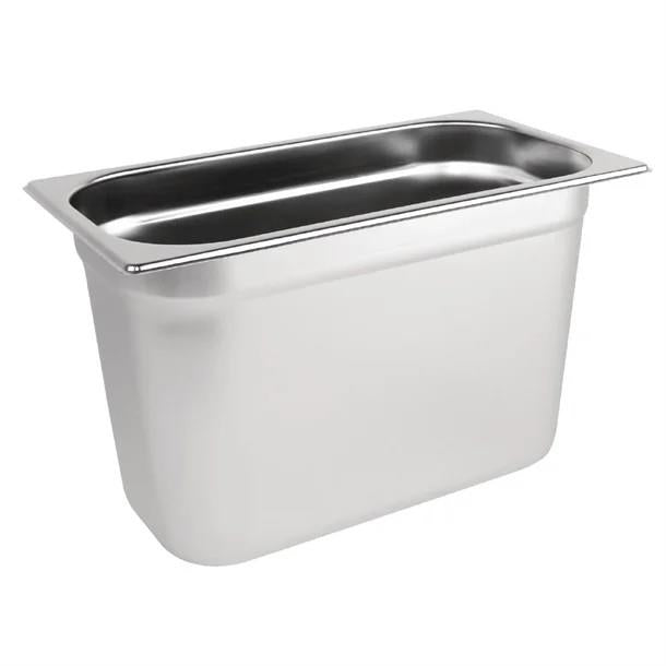 Stainless Steel 1/3 Gastronorm Pan 200mm deep Tray Food Container