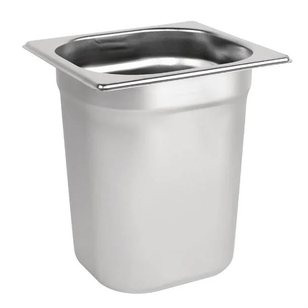 Stainless Steel 1/6 Gastronorm Pan/Tray 200mm Deep Food GN Container