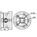 Industrial Cased Extractor Fan 16" Duct Commercial Ventilation +Speed Controller catering equipment